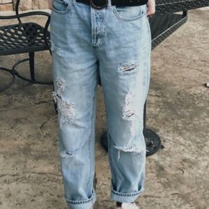 Urban Outfiters baggy ripped jeans